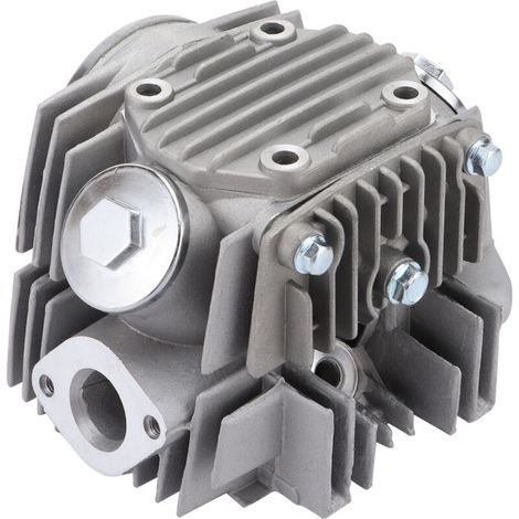 Culasse de 52,4 mm d'alésage compatible avec les moteurs horizontaux 4 temps de 110 cm³, quads, karts, scooters et motos. Culasse avec soupapes et arbre à cames.