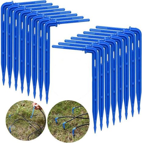 Confezione da 50 frecce per irrigazione da giardino, strumenti per sistemi di irrigazione a goccia, irrigazione a goccia per piante in vaso (1/5)