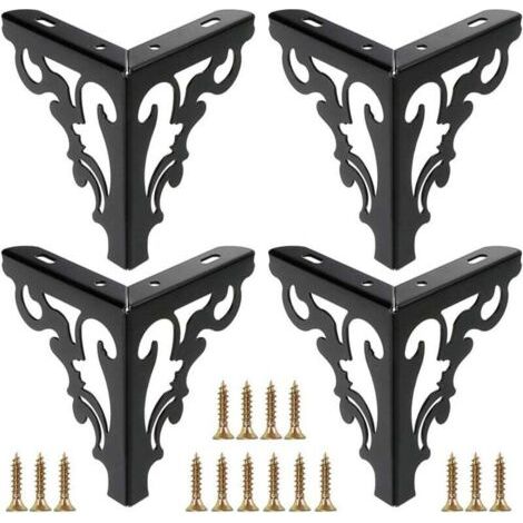 Pieds De Meuble En Métal Modernes Pour Canapé Commode Armoire Table À Thé Étagères Réparation Renforcement Capacité De Charge Élevée (1/4)