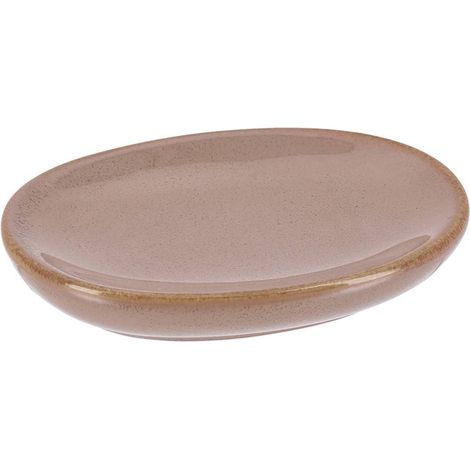Portasapone in gres laccato - caramello - Tendance
