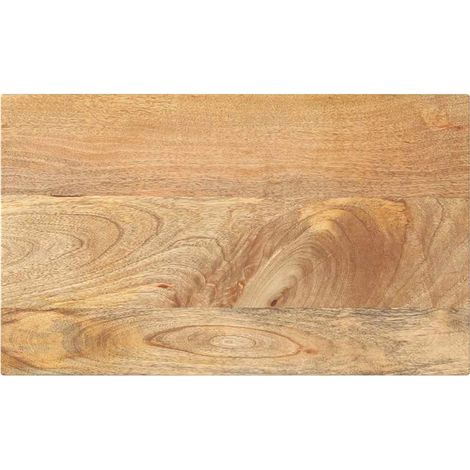 vidaXL Tablero de mesa rectangular madera maciza mango 40x30x2,5 cm (1/2)