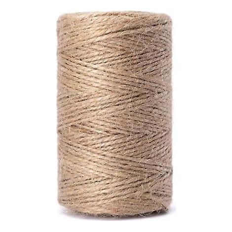 Umweltfreundliches, natürliches Jute-Garn, 50 m lang, für Kunsthandwerk und Gartenarbeit, robust und biologisch abbaubar. (1/5)