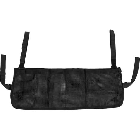 Sac de rangement pour flotteur de piscine nylon pliable suspension organisateur maille au-dessus du sol côté clôture pour flotteurs, balles, jouets (1/5)