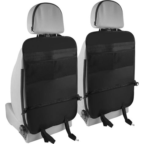 Organisateur De Siege Arriere Voiture - Protection Dorsale Impermeable - Pour Enfants - Lot De 2 (1/5)