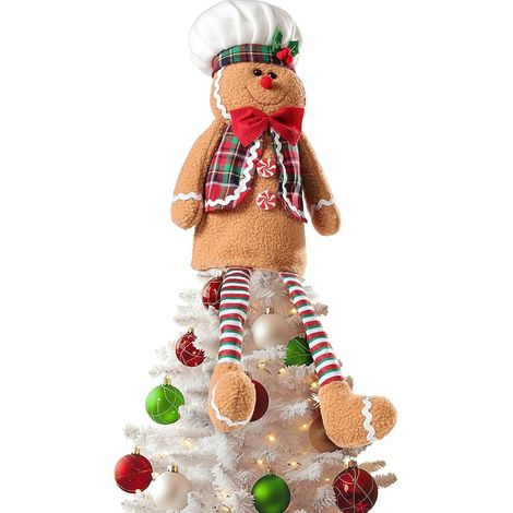 Décorations de Noël en Forme de Bonhomme en Pain d'épices, décorations de Sapin de Noël Amusantes et Uniques (1/5)