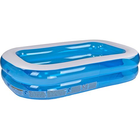 Bestway Family Pool Blue 211x132x46cm Swimmingpool Schwimmbecken Planschbecken
