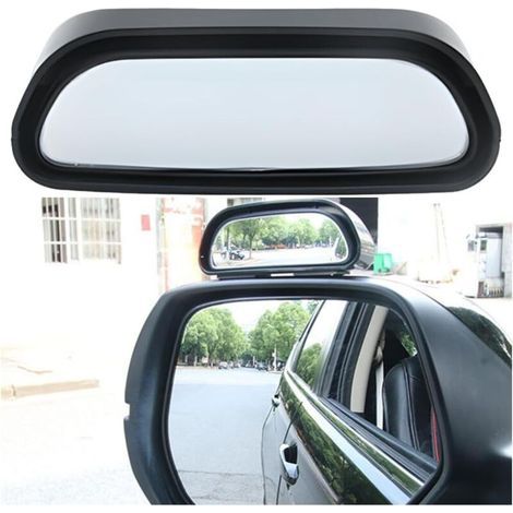 Lot de 2 Miroir D'angle Mort, Miroir D'angle Mort Pour Rétroviseur, Miroir D'angle Mort Voiture Grand Angle, Rétroviseur Auxiliaire De Voiture, Mirror Universel Angle Morts, Pour Tous Les Voitur (1/5)