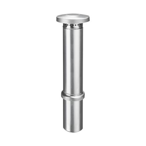 GRÖMO® Zink Dunstrohr ø100 mit Dunsthut, 63612 (1/2)