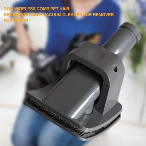 Brosse à poils pour chien, peigne sans fil, nettoyeur de poils d'animaux portable pour aspirateurs Dyson V6 V7 V8 (1/4)