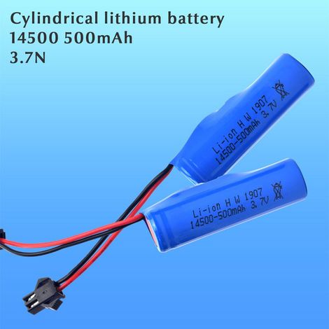 Batterie rechargeable 3.7V Li-ion pour voiture télécommandée RC et modélisme (1/2)