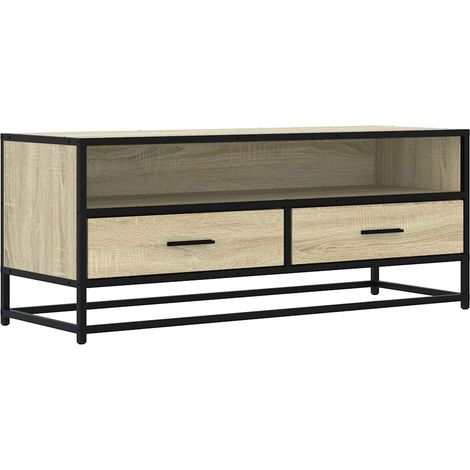 Maison Exclusive - TV-Schrank Sonoma-Eiche 100x34,5x40 cm Holzwer