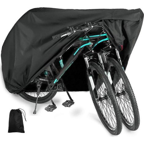 Telo antipioggia per bicicletta, in tessuto Oxford 210D, taglia XL. (1/2)