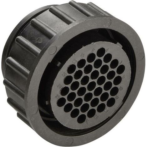 TE Connectivity 182923-1 Cosse cylindrique mâle femelle, droit Nombre total de pôles: 37 Série (connecteur rond): CPC 1 (1/2)