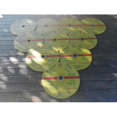 disco para amoladora grande corte piedra y plasticos 230 mm hansse flex
