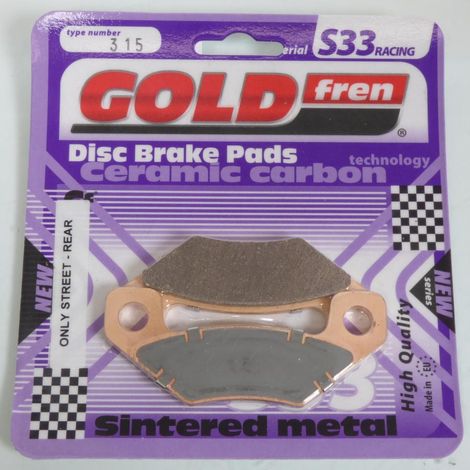 Bremsbelag gold fren für quad can-am 450 ds x nach 2008 ar neu