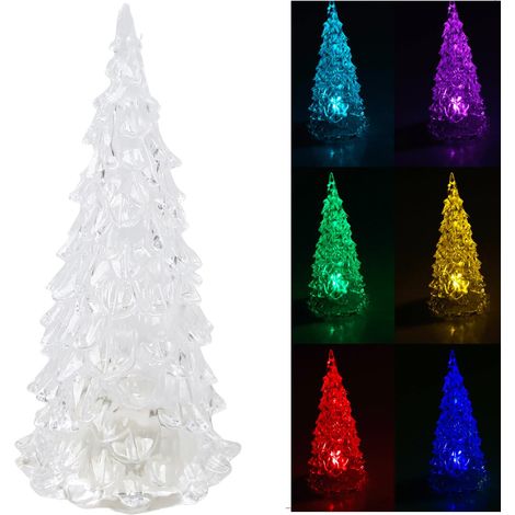 Lampe Sapin Noël LED Clignotante 12cmLed Christmas Tree Light (1/5)