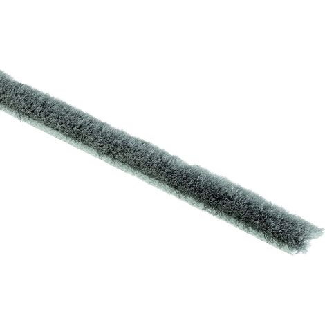 Hettich Dichtungsbürste selbstklebend Kunststoff, 1 Stück Türbodendichtung