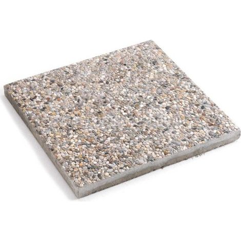 PIASTRA IN GRANIGLIA PER OMBRELLONE 50X50XH3.5CM (1/4)