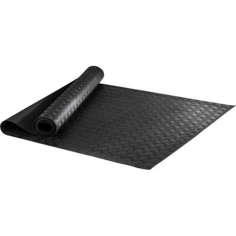 Gummimatte Odin, zuschneidbare Meterware geriffelt 100x100 cm schwarz (1/5)