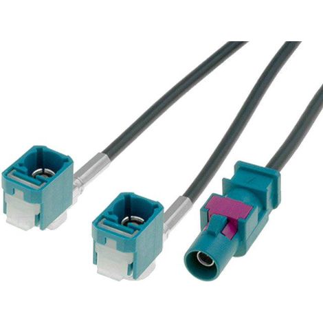 Adaptateur Antenne Fakra M 2x Fakra F - 0.25m compatible avec VW MFD2