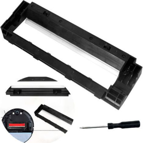 [Repuestos] + [2 piezas] + [Escobilla principal y cubierta trasera] + [Compatible con Roborock S7/S7+/MaxV/MaxV Ultra/MaxV Plus, Q7/Q7+/Max/Max+] - Crezuo