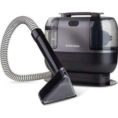 Nettoyeur textile 500W – Aspiration 16KPa – Système à double réservoir – Pour tapis, moquettes, meubles, voiture – Koticidsin