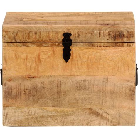 Maison Exclusive - Contenitore Portaoggetti 39x28x31cm in Legno Massello di Mango