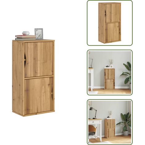 vidaXL Beistellschrank ODDA 40x24x79 cm Massivholz Kiefer (1/5)