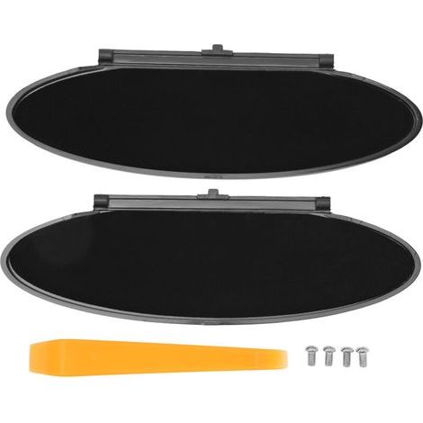 Couvercle de miroir de pare-soleil de remplacement – 2 pièces, référence 99670142102, compatible Porsche Boxster & Cayman (986/987) (1/5)