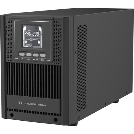 CONCEPTRONIC ZEUS USV 2000VA 1800W Online UPS,IEC EPO Port