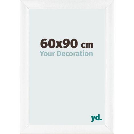 yd. - Cadre photo 60x90 - Blanc Mat - MDF - Pisa (1/5)