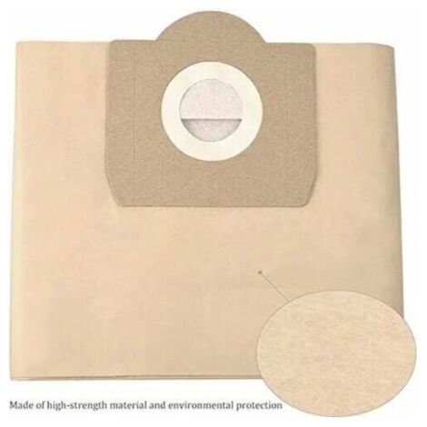 Sacs Aspirateur pour Karcher - 6.959-130.0 - WD3 WD3P MV3 - Sacs Filtrants en Papier de Rechange pour Aspirateur Wet & Dry - Sac pour Karcher WD3 Premium - 5 lots (1/5)