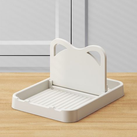 Étagère de rangement pour couvercles et planches à découper de cuisine, organisateur de comptoir polyvalent pour couvercles de casseroles, planches à découper et planches (1/5)