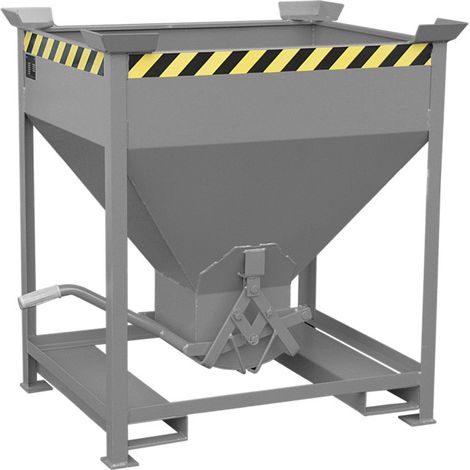 Bauer Südlohn conteneur silo SG 375, laqué, gris souris