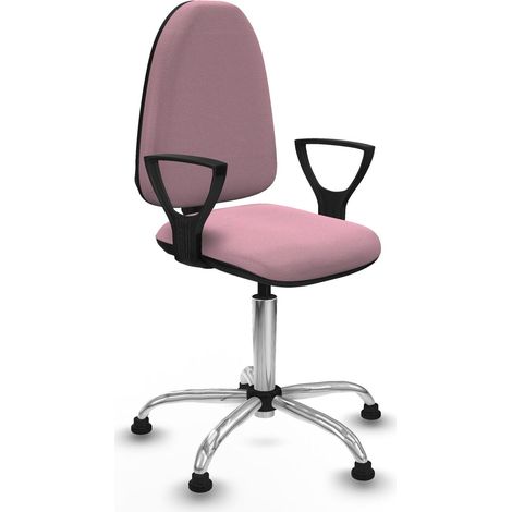 Bürostuhl piqueras y crespo rosa höhenverstellbar 45 59 cm