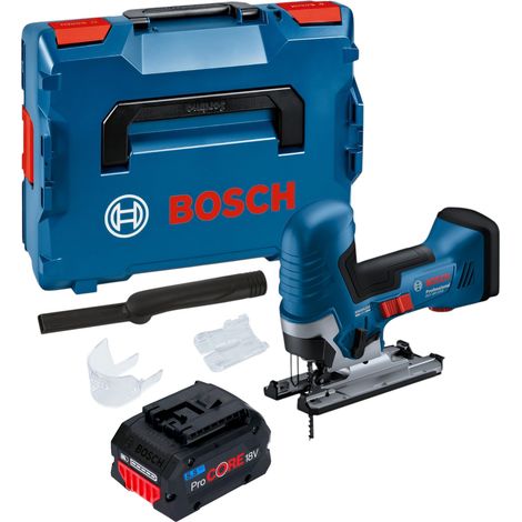 Bosch GST 18V-125 S Professional Scie sauteuse sans fil 18 V 125 mm Brushless + 1x batterie ProCORE 5,5 Ah + L-Boxx - sans chargeur
