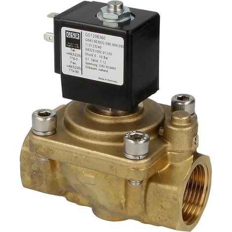 Electrovanne GSR E4325/1002/,012, 1'' fermée hors tension, 230 V, 50 Hz
