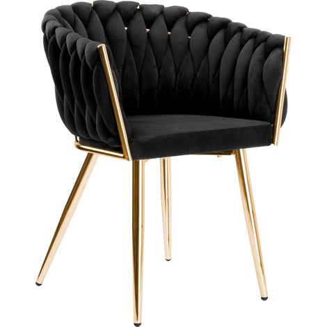 COFTON Gold VELVET Schwarzer Samt-Webstuhl