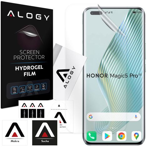 Película de hidrogel para protector de pantalla de teléfono Honor Magic 5 Pro Película de hidrogel Alogy (1/4)