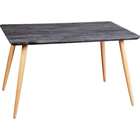 Tavolo fisso in legno Grigio - 130 cm Enrico Coveri (1/3)