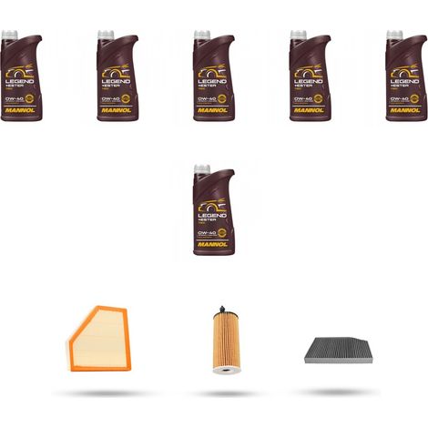 Kit tagliando 3 FILTRI e 6L OLIO compatibile con Bmw serie 4 (G22,G23 G80) 430i 180kw dal 2021 (1/4)
