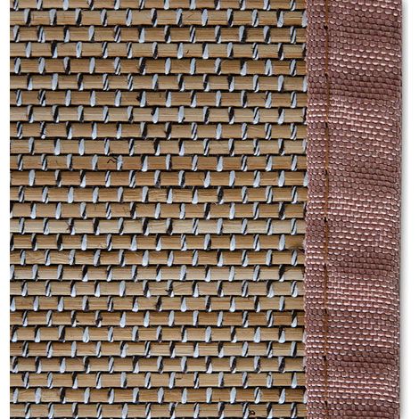 Tapis en bambou Panda Enroulable Marron 90 x 120 cm (1/5)