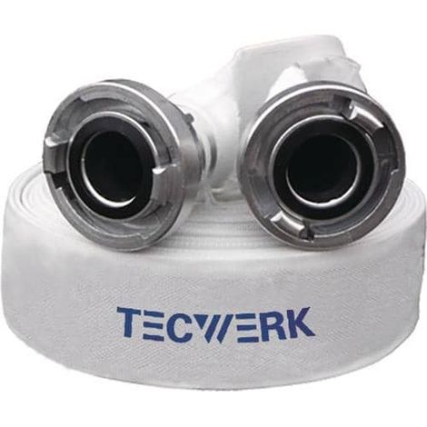 TECWERK Bau-/Industrieschlauch ID 50mm L.20m weiß TECWERK (1/2)