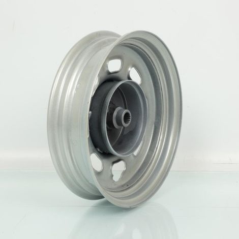 Hinterradfelge grau metallic original für Roller peugeot 50 vclic