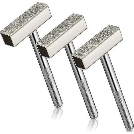 Lot de 3 disques à meuler diamantés pour dresser et ébavurer les pierres, outil d'établi. (1/5)