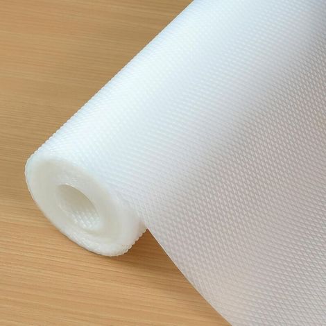 45cm x 500cm Thickened Non-Slip Non-Adhesive Drawer Liner, DIY Kitchen Shelf and Cupboard Liner, EVA Plastic Protection (1/5)