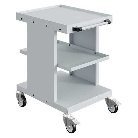 Werkstattwagen hellgrau - 2 Platten - Tragkraft 150 kg - W020070021-GC