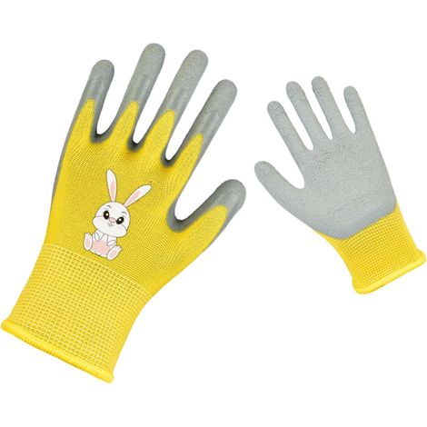Gants De Jardinage Enfant - Caoutchouc Naturel - Antidérapants - Résistants Aux Piqures Et Aux Épines - Tailles 2XS À M - 1 Paire (1/5)