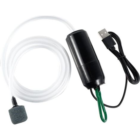 5W Mini USB Oxygen Pump, Silent and Energy Efficient with Air Stone, Aquarium Accessories. (1/5)