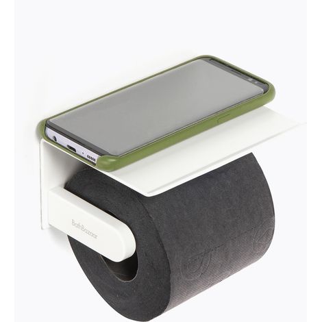 BATHBAZAAR - Dérouleur WC à coller ou à fixer blanc Connect (1/4)